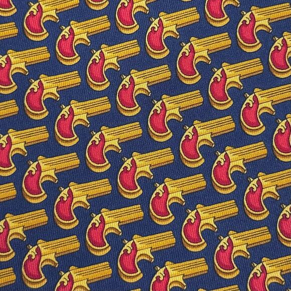 Gucci Vintage ‘Pistol’ Tie - Picture 2 of 12